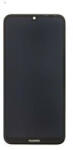 Huawei Y7 (2019) kompatibilis LCD modul kerettel, OEM jellegű, fekete, Grade S+ - tok-shop