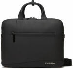 Calvin Klein Geantă pentru laptop Calvin Klein Rubberized Conv Laptop Bag K50K511712 Ck Black BEH Geanta, rucsac laptop