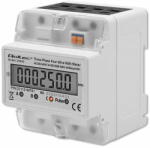  Qoltec háromfázisú elektronikus mérő | DIN sínes energiafogyasztásmérő | 230V | LCD | 4P