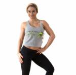 Gorilla Wear - Oakland Crop Tank - Gray/ Neon Lime - Női Trikó - Szürke/ Neon Zöld Terepmintás