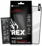 Sturdo Rex Full Glue 5D kijelzővédő üvegfólia Samsung A12 / A32 5G (fekete)
