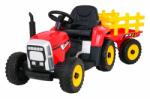  Tractor electric cu remorca BLOW, 2x25W, 12V7Ah, 3 viteze, roti EVA, 2 viteze, muzica MP3, USB, scaun piele
