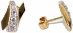 Ékszershop Bicolor köves arany fülbevaló (1242575)