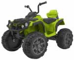  ATV electric copii, 2 motoare, roti spuma EVA, verde
