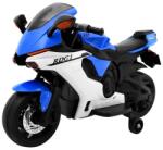  Motocicleta electrica R1 Superbike, roti plastic, lumina fata, 30W, 6V/7Ah, roti auxiliare, greutate suportata 30 kg
