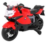  Motocicleta electrica BMW K1300S, 12V/5, 5Ah, roti EV, 3 viteze, lumina fata, butoane muzica si sunete, 106 x 45 x67 cm