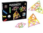 Procart Set constructie magnetic 3D, joc interactiv cu 50 piese, varsta 6+ Jucarii de constructii magnetice