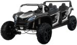  ATV buggy electric, 4x4, 4 locuri, roti pneumatice, Bluetooth, negru