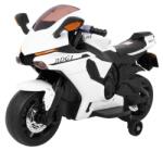  Motocicleta electrica R1, 30W, 6V/7Ah, lumina fata, roti plastic, muzica, 96 x 45 x 65 cm