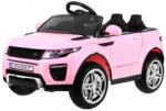  Masinuta electrica Range Rover, 12V, roti spuma EVA, 2 locuri, lumini LED, MP3, AUX, 103x63x58 cm, roz