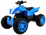  ATV electric Quad Sport Run 4x4, roti spuma EVA, 4 motoare, albastru