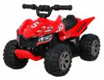  ATV Quad THE FASTEST, 25W, 6V/4, 5Ah, roti plastic, angrenaj fata spate, 70 x 43 x 44 cm