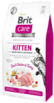 Brit Care Kitten 7kg kölyök, vemhes és szoptató macskák számára csirke-pulyka, szuperprémium minőség