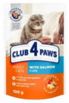  Club4Paws prémium nedves eledel macskáknak lazac zselével 100g