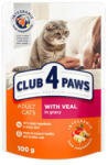  Club4Paws premium macska alutasakos eledel borjú szósszal 100gr