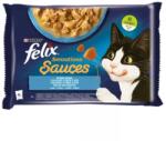 FELIX Sensations Sauces -Halas Válogatás alaszkai tőkehallal, szardíniával-(4x85g)