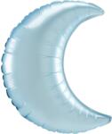 Pastel Blue Crescent szatén hold fólia lufi 89 cm (DPA4184499) - mesesajandek