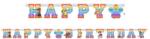  Mancs Őrjárat Color Paws Happy Birthday felirat 180 cm (DPA9914241) - mesesajandek