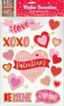  Valentine's Day, Valentín Nap Ablak matrica 15 db-os (DPA241961) - mesesajandek