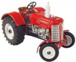 KOVAP Traktor Zetor 50 Szuper piros kulcsfémnél 15cm 1: 25
