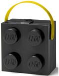 LEGO® uzsonnás doboz fogantyúval - fekete