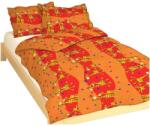 Dadka ágyneműhuzat kiságyba Zsiráf piros 90x130, 45x60 (01281-ZIRAFACERVA)