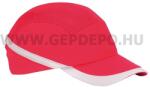 Portwest PW69 - Lélegző ütésbiztos baseball sapka, piros (PW69RER) - gepdepo