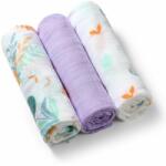 BabyOno Take Care Natural Bamboo Diapers scutece textile Purple 3 buc