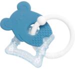 NATTOU Teether With Cooling Part jucărie pentru dentiție cu efect racoritor Blue Mouse 3 m+ 1 buc