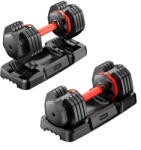 inSPORTline Állítható egykezes súlyzó szett inSPORTline DuraBell® 2x 6, 5-24, 5 kg (25786-SET)