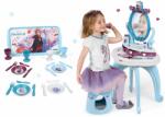 Smoby Set masă cosmetică cu scaune 2în1 Smoby Frozen și cu set de ceai mare Frozen (SM320233-2)