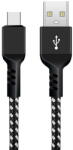 Maclean Cablu USB C , Fast Charge, transfer de date, 2, 4 A, 5 V/2, 4 A, negru, 2 m lungime, MCE482 (MCE482) - 24mag