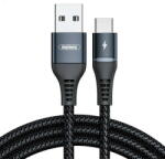 REMAX Cable USB-C Remax Colorful Light, 1m, 2.4A (black) (31099) - 24mag