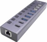 i-tec CACHARGEHUB9LAN USB Type-A 3.2 HUB (9 port) (CACHARGEHUB9LAN)