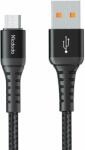 Mcdodo CA-2280 USB-A apa - Micro USB apa 2.0 Adat és töltőkábel - Fekete (0.2m) (CA-2280)