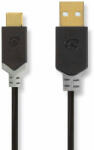 Nedis USB kábel | USB 2.0 | USB-A Dugasz | USB-C Dugasz | 480 Mbps | A (CCBW60600AT10)