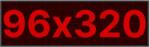 Thunder Germany SMD-96320R Fényreklám, LED Fal, piros, WiFi - (96×320 cm) - mkaudio
