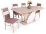  Enzo asztal Mira székkel - 4 személyes étkezőgarnitúra