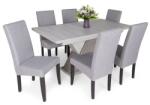 Diana asztal Berta lux székkel - 6 személyes étkezőgarnitúra
