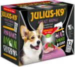Julius-K9 Veal & Rabbit gustări cu sos pentru câini (8 cutii | 8 x 2 x 6 x 100 g) 9.6 kg