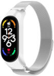 BSTRAP Milanese szíj Xiaomi Mi Band 7, silver