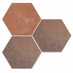  20*24 GE TERRAKOTTA HEXAGON RED gres burkolat