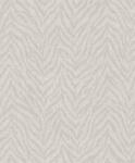  A megtévesztés művésze - Zebracsíkos minta textil háttéren krémszürke szürke és szürkésbézs tónus tapéta (A66701)