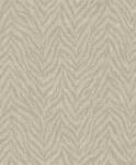  A megtévesztés művésze - Zebracsíkos minta textil háttéren bézs és szürkésbézs tónus tapéta (A66702)