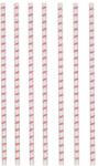  Flamingó Pink papír szívószál, 12 db-os szett (DPA9903331) - mesesajandek