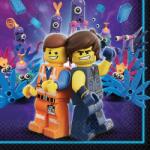 LEGO® kaland Movie szalvéta 16 db-os 33x33 cm (DPA511711) - mesesajandek