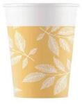  Levél Orange Leaves papír pohár 8 db-os 200 ml (PNN95211) - mesesajandek