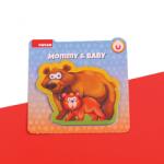 Puedo Puzzle mama si copilul, urs, 8 piese (PUEDOB22071) Puzzle