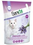 Sanicat Diamonds Lavender - силиконова котешка тоалетна с аромат на лавандула 15 литра / 7.1 кг