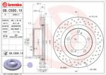 BREMBO Disc frana BREMBO 09. C500.1X